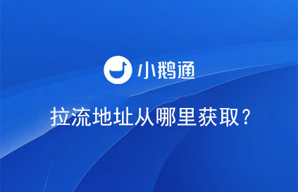 拉流地址从哪里获取？